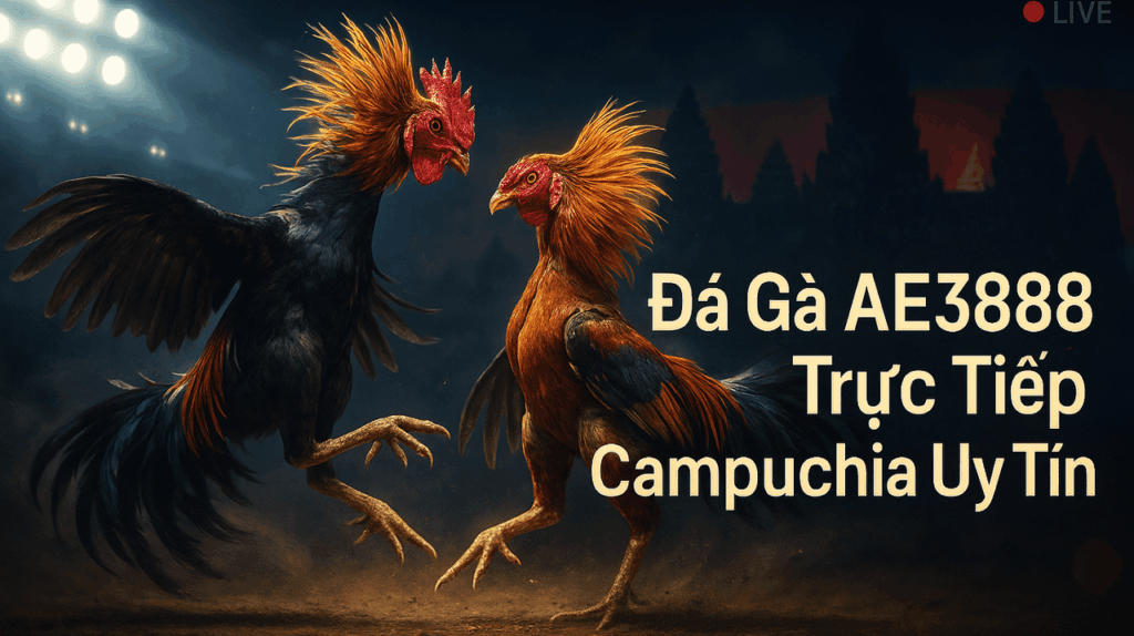 Đá Gà AE3888 | Trực Tiếp Campuchia Uy Tín